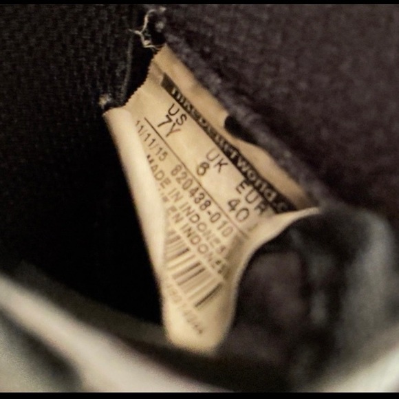 Black checkered Nike Air Force 1 - Picture 4 of 4